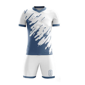 Conjunto de uniforme de entrenamiento de equipo de estilo callejero para adultos, camisetas y camisetas de corte automatizado, ropa de fútbol, camiseta de fútbol - Product Image 2