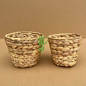 Handmade Eco-Friendly Mini Natural Rattan Wicker Storage <b>Baskets</b> From Vietnam <b>Kitchen</b> Storage Made by VgreenArt - Product Image 1