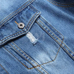 Veste en jean pour homme, couleur unie, décontractée, streetwear, nouvelle mode, confortable, veste d'hiver pour homme, 2026 - Product Image 4