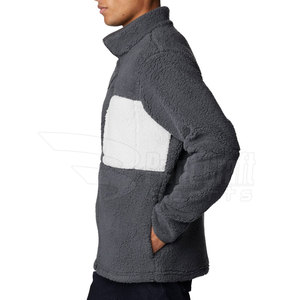 Veste d'hiver en sherpa pour homme en matériau durable et résistant, en stock, veste en sherpa pour homme - Product Image 2