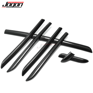 Garniture de porte intérieure de voiture en Fiber de carbone, panneau de commande <span class=keywords><strong>centrale</strong></span>, couvercle de changement de vitesse pour <span class=keywords><strong>Audi</strong></span> A3 8V S3 <span class=keywords><strong>RS3</strong></span> 2014-2019 - Product Image 2