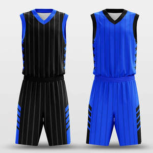 Conjunto de Uniforme de Baloncesto Transpirable Personalizado de Talla Grande, Camisetas y Pantalones Cortos Sublimados al por Mayor, Servicio OEM, 100% Poliéster - Product Image 3