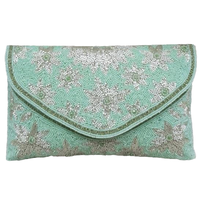 Meilleure vente dernière mode sac perlé fait à la main sac à main fermeture ouverte paillettes perles diamants inde prix de gros