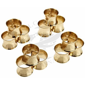 Mode classique tressé ensemble de 4 ronds de serviette en jute naturel ronds de serviette en jute pour serviette en nappe - Product Image 3