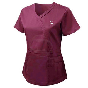 Venta al por mayor uniformes médicos uniformes de enfermería poliéster algodón resistente enfermera Scrub Jogger Sets - Product Image 3