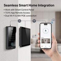 Videoportero Inteligente para el Hogar Hiwink 148 °   Cámara de Timbre con Cable POE y Gran Angular para ONVIF, con Control Remoto por Aplicación y Almacenamiento en Tarjeta SD