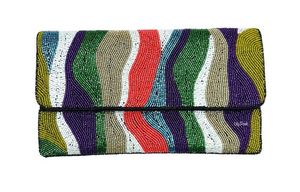 Handcrafted Seed Beads Clutch <b>Hand</b> <b>Bag</b> <b>for</b> Women Girl Stylish Stylish Beaded Embroidery Clutch <b>Hand</b> Purce <b>for</b> Women Girls - Product Image 2