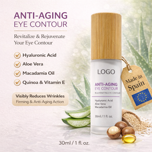 Crema Contorno de Ojos Antienvejecimiento de Marca Privada 30ml |   Fabricante OEM de Productos Naturales para el Cuidado de la Piel |   Fabricante de Cosméticos de la UE – Hecho en España - Product Image 2