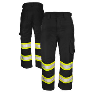 Nouveauté Pantalon de travail réfléchissant pour homme Pantalon lavé Pantalon de sécurité pour homme Haute visibilité Pantalon de travail multi-poches Coupe ajustée Garçons - Product Image 1