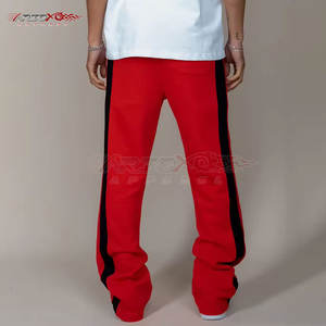 Pantalones de chándal de pierna acampanada para hombre con tela de algodón suave, pantalones de chándal acampanados de pierna ancha para hombre con bolsillos laterales, pantalón de hombre de la mejor calidad - Product Image 2