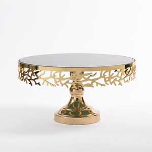 Présentoir à gâteau rond décoratif en métal de luxe pour restaurant, hôtel, mariage à bas prix - Product Image 6