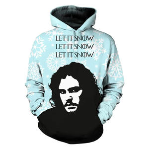 Pullover Christmas Hoodie <b>Jumper</b> Sublimation <b>Anime</b> Oversized Hoodies Men & Women Christmas Sweat Suite - Product Image 5