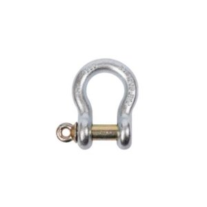 Manilles d'ancrage à vis de type arc en acier au carbone galvanisé à chaud avec goupille de sécurité BC 55 tonnes pour l'industrie lourde - Product Image 1