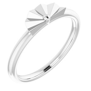 Stuller Fashionable Gold Plated Stainless Steel Starburst Cluster <b>Ring</b> Trendy Stackable Inlay with Number Shape Gift - Product Image 1
