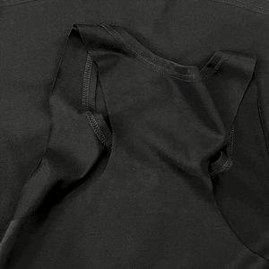 เสื้อกล้ามผ้าโพลีเอสเตอร์คอตตอนสำหรับวัยรุ่นชุดออกกำลังกายผ้าถักสำหรับใส่วิ่ง - Product Image 3