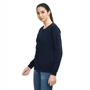 เสื้อสเวตเชิ้ตแฟชั่นขายส่ง ดีไซน์ไม่ซ้ำใคร ใส่สบายทุกวัน มีสไตล์ ทรงหลวม ทันสมัย เรียบง่าย สำหรับฤดูหนาว ผ้าหนา ระบายอากาศได้ดี สำหรับผู้หญิง - Product Image 4