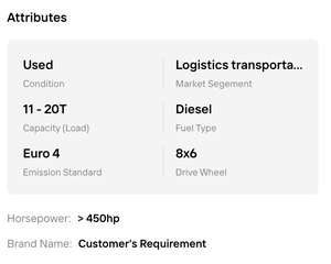 Best!! High Horsepower Diesel Tractor Head 6x4 <b>Prime</b> Mover Heavy Duty Truck For Commercial Road Freight Logistics - Product Image 4