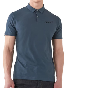 Dernier modèle Nouveaux Arrivages Polo de Couleur Unie en Coton Blanc Vente en Gros Golf Manches Courtes Slim Fit Confortable Et Décontracté - Product Image 4