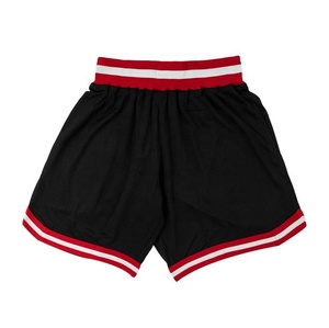 Pantalones cortos de poliéster personalizados para gimnasio para hombre, pantalones cortos deportivos de baloncesto de estilo sólido de alta calidad con decoración de encaje, venta al por mayor, 2024 - Product Image 5