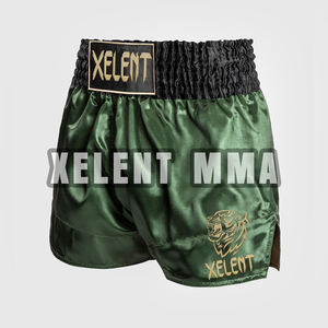 Shorts MMA personnalisés brodés et imprimés 2026 – Vente en gros de shorts de boxe thaïlandaise avec fonction extensible - Product Image 4