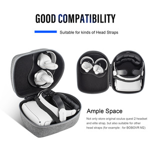 Túi đựng đa năng XR Phụ kiện tương thích với Apple Vision Pro, Meta Quest 3S/3/2 & Pico <span class=keywords><strong>4</strong></span> Hộp đựng bảo vệ siêu bền - Product Image 4