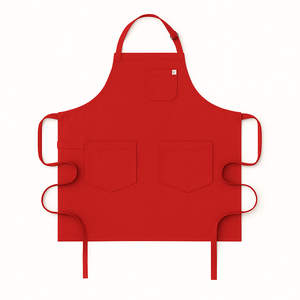 High Quality Reusable Adjustable Cotton <b>Canvas</b> Apron Stylish Cross-<b>Back</b> Shoulder Straps Eco-Friendly Florist Garden Restaurant - Product Image 6