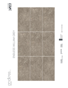 CARREAUX EN PORCELAINE ÉGLAISÉE EL WILLIAM GRIS - Product Image 3