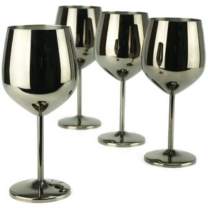Copa de Metal de Lujo Irrompible de Acero Inoxidable para Vino Tinto, Regalo de la India, Copas de Cóctel de Metal - Product Image 2