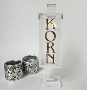 2025 Stylish Custom Judaica Besamim Magnetic Square Match <b>Box</b>: Elegant <b>Acrylic</b> Holders for Hanukkah and Beyond - Product Image 5
