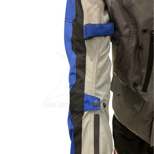 Men's ALDEN INTERNATIONAL Cardura Jacket Stand Collar Plus Size Breathable Winter Outdoor Use Leather Full Sleeve Motorbike Team - Product Image 5