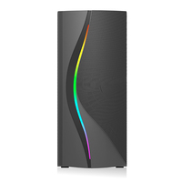 OEM RGB couleur claire ATX Verre Gaming Computer Case bon prix Gaming Case PC Computer