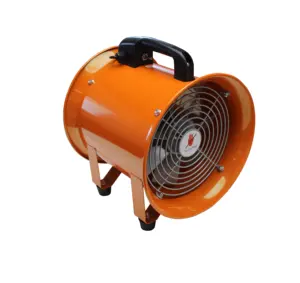 Hand Carrying Heavy Duty Metal Ventilator Fan 200mm And 300mm Portable Blower Fan