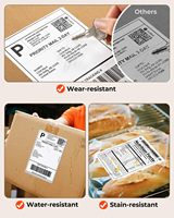 Etiquetas Térmicas Directas con Código de Barras Sensibles al Calor, Duraderas y Personalizadas de Fábrica, para Uso en Empaquetado, Supermercados, Ecológicas, 58*40mm