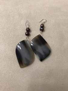 Aretes de Cuerno Natural de Buey, Vaca y Búfalo Blancos para Mujer y Niña, Diseño Artesanal - Product Image 3