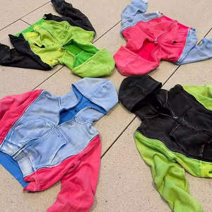 Vente en gros de sweats à capuche personnalisés pour hommes à triple fermeture éclair, lavage à l'acide, effet délavé, surdimensionné, streetwear, pull-over, fournisseur. - Product Image 3