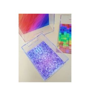 Bandeja acrílica transparente rectangular Bandeja organizadora acrílica Bandeja de exhibición colorida de buena calidad a la venta - Product Image 1