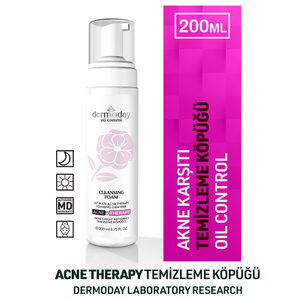 Espuma Limpiadora para el Tratamiento del Acné Dermoday 200ml - Limpiador Facial con Ácido Salicílico para Piel Grasa y Propensa al Acné - Product Image 3