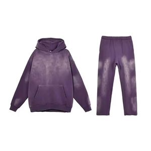 เสื้อฮู้ดผ้าคอตตอนหนาทำจากผ้าเฟรนช์มีฮู้ดโอเวอร์ไซส์ออกแบบได้ตามต้องการ - Product Image 4