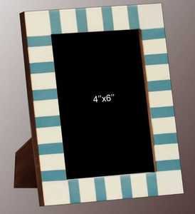 Marco de Fotos con Incrustaciones de Hueso Blanco y Brillo Natural de Concha, Hecho a Mano para Decoración del Hogar en Ramadán y Eid, Uso en Mesa - Product Image 3