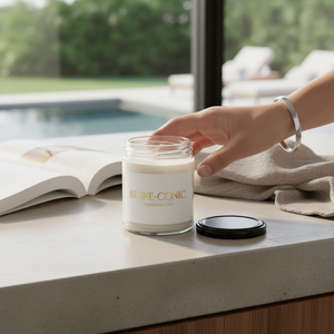 Bougie en cire de soja parfumée personnalisée Be Ike-Conic pour la décoration de la maison, style élégant pour la Saint-Valentin - Product Image 1