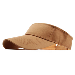 Visière unisexe de qualité supérieure en polyester beige avec bord incurvé, ajustement réglable pour une utilisation en extérieur au printemps et en été 2026 - Product Image 4