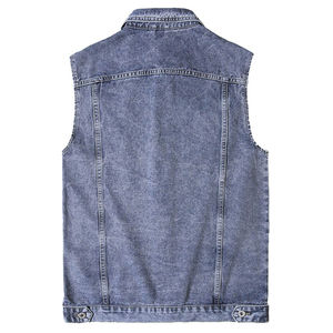 Chaleco Vaquero para Hombre al por Mayor, Diseño Personalizado, Fabricación en Pakistán, Chaleco Vaquero para Hombre de Alta Calidad - Product Image 3