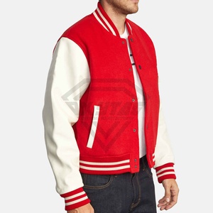 Nueva marca de alta calidad por encargo al por mayor en blanco Varsity chaquetas nueva moda invierno Varsity chaqueta personalizada hombres Letterman chaqueta - Product Image 6