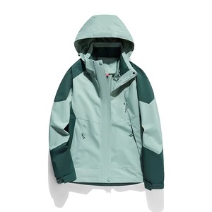 Chaqueta de Senderismo para Mujer, Impermeable, Cortavientos, Transpirable, Ligera, de Poliéster, para Montañismo - Product Image 4