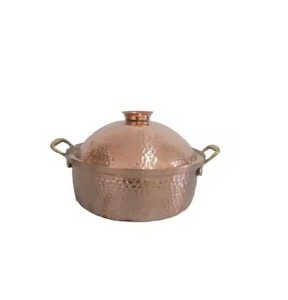 Nuevo Plato para Servir, Calentador de Alimentos, Olla Caliente de Acero Inoxidable con Base Recubierta de Cobre, Hecho a Mano, Clásico, Ecológico, Duradero - Product Image 4