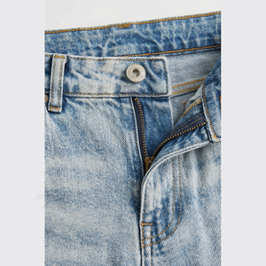 Pantalons en denim de qualité supérieure, légers, à séchage rapide, multi-saisons, été, automne, printemps, taille mi-haute, vente en gros sur mesure pour hommes - Product Image 4