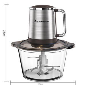 Pequeña picadora de carne multifuncional completamente automática para máquina trituradora y amasadora eléctrica doméstica - Product Image 6