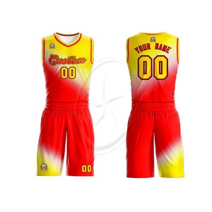 Custom Gradient Basketball Jersey Uniform Bsci,wholesale,sportswear Breathable Personalized Print Basketball Shirt Shorts - Product Image 1
