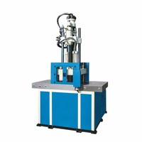 Máquina de Moldeo por Inyección Vertical de Alta Precisión, Pantalla Táctil PLC Inteligente, Inyector Neumático, Compatible con PVC/ABS/PP