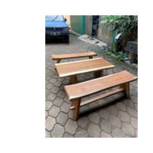 Bancs de parc extérieur Suar solide banc ensemble cour extérieure pour centre commercial jardin patio bancs - Product Image 1